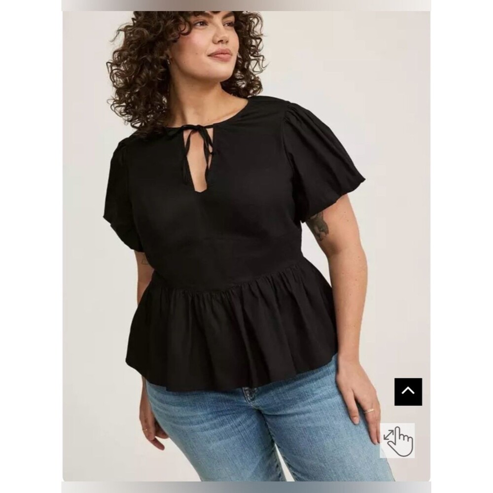 Torrid Peplum Sweetheart Top